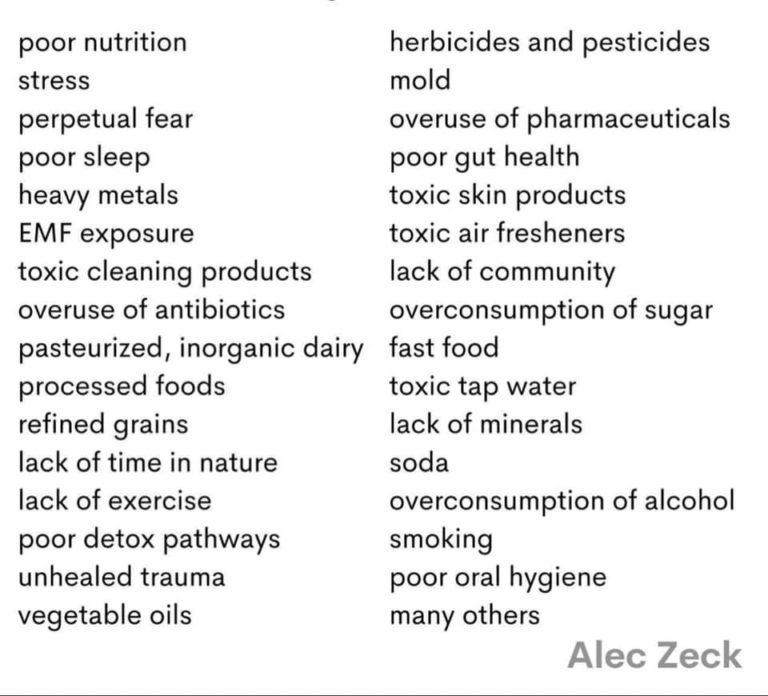 The Modern Root Causes Of Disease New Orleans Health Coach